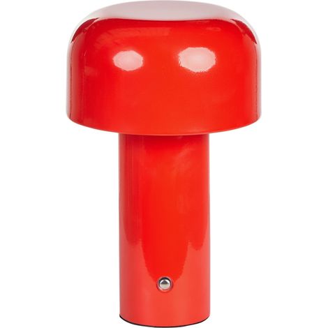 Wireless LED Table Lamp BESOS with Dimmer Metal Red (1/5)