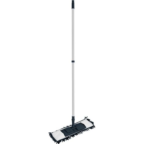 Balai Microfibre Chenille avec Manche Télescopique – Balai Attrape-Poussière Lavable pour Parquet, Carrelage et Sol Stratifié (1/5)