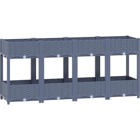 Maison Exclusive - Fioriera Rialzata 160x40x71 cm in Polipropilene (1/5)