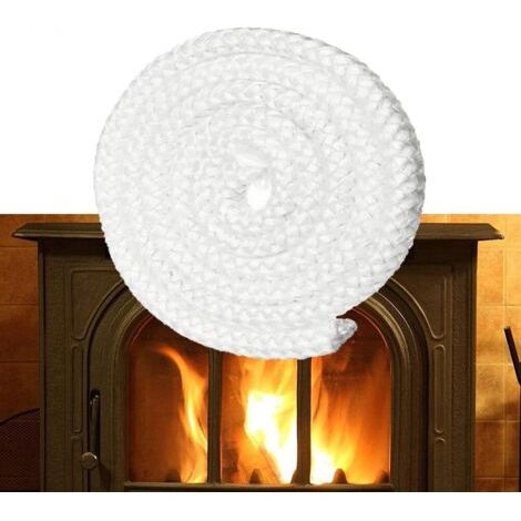 Corde de 2,5 m de diamètre 14 mm de diamètre pour porte de four, corde à feu résistante à la chaleur, corde de porte de poêle souple (1/5)