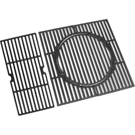 Grille de barbecue en fonte Switch Grid – 43 x 42 cm – Compatible avec les barbecues Enders Boston 3, Enders Monroe Pro 3, Charbroil, Barbecook Siesta 310, Barbecook Manua 2, Landmann Triton 3 et 4. (1/5)