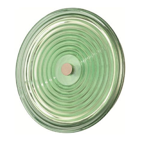 Applique LED JOKEY D28 cm in metallo e vetro decorato Verde (1/3)