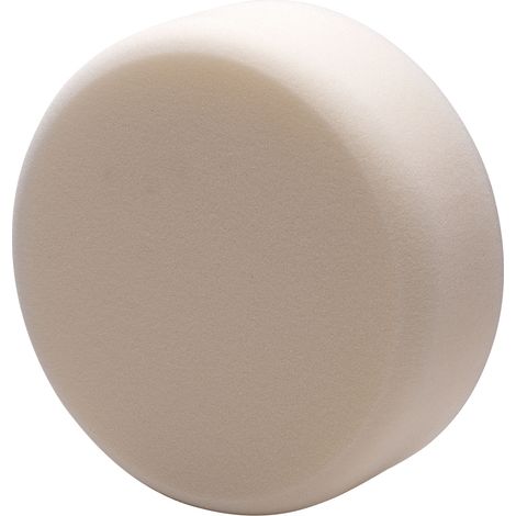 Draper 150mm Polishing Sponge Firm Hook and Loop White 15cm 6 Inch 01795 (1/5)