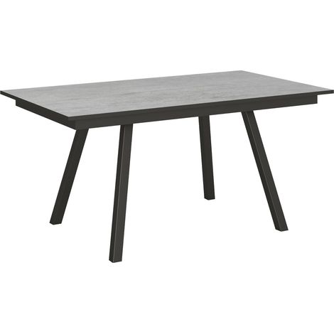 Tavolo Allungabile 160-220x90x74 cm Mirhi piano Cemento