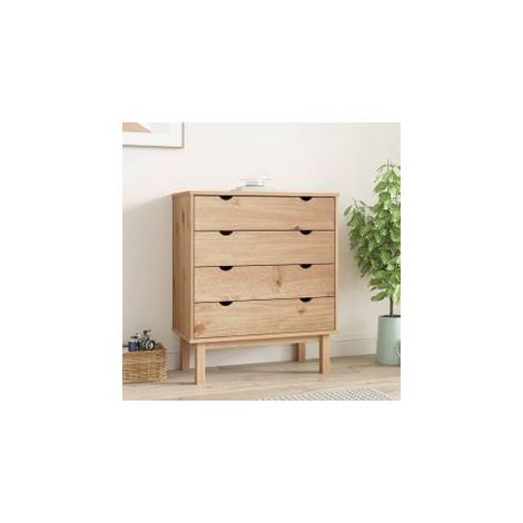 Commode OTTA 76,5x39,5x90 Bois de pin massif (1/5)