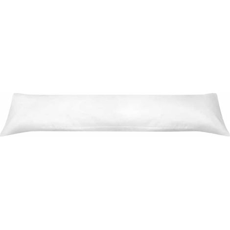 vidaXL Almohada corporal para dormir de lado 40x145 cm blanca (1/2)
