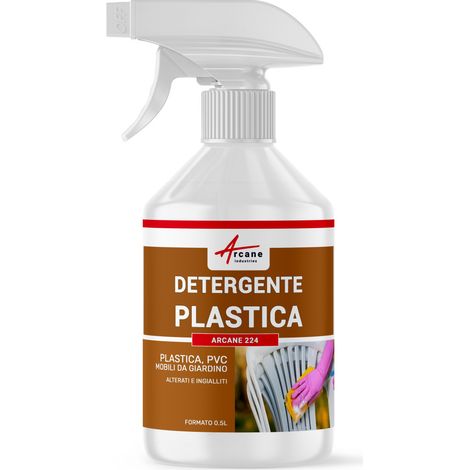 Sbiancante plastica ingiallita, per plastica bianca in pvc ingiallita - 0,5 L - ARCANE INDUSTRIES