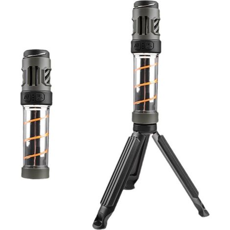 Lanterne et lampe torche de camping 3 en 1 avec protection anti-moustiques, fonction de chauffage à deux zones, 6 recharges (48 heures d'autonomie), base magnétique, charge rapide USB-C (1/5)