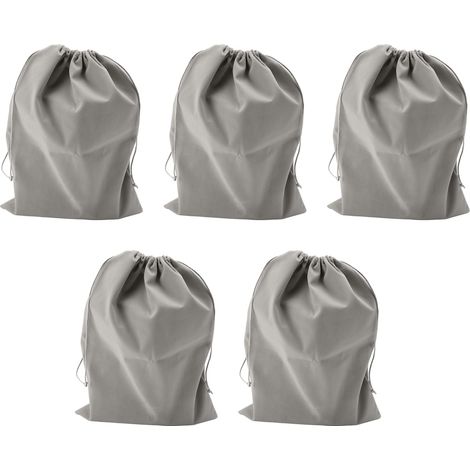 5 Pochettes de Protection pour Casque, Grande Capacité 30x40cm, Sac à Cordon Léger et Portable pour Rangement Casque Audio (1/5)