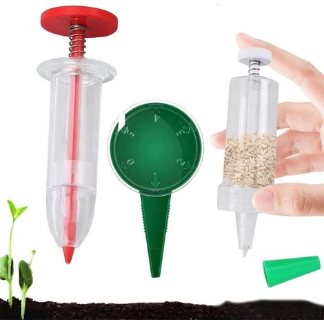 Seedmaster Lot de 3 semences à main pour semis horticole, Jardinage Outillage (1/4)