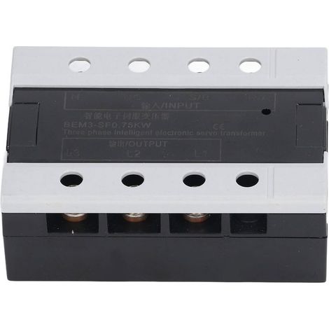 Dreiphasen-Servotransformator mit elektronischer Steuerung, 360–420 V Eingang, 200–230 V Ausgang, intelligenter Spannungsregler (1/5)