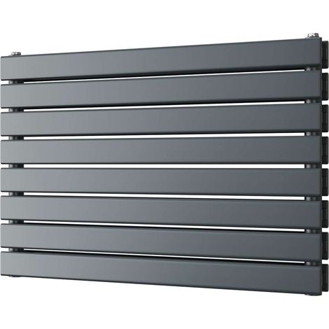 Typhoon Axis - Anthracite Horizontal Radiator H544mm x W800mm Double Panel