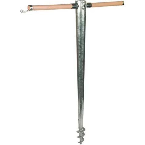 Dehn Erdungsrohr m. Bohrspirale L 1000mm m. abnehmbarem Handgriff Anschluss M10 644000 (1/2)