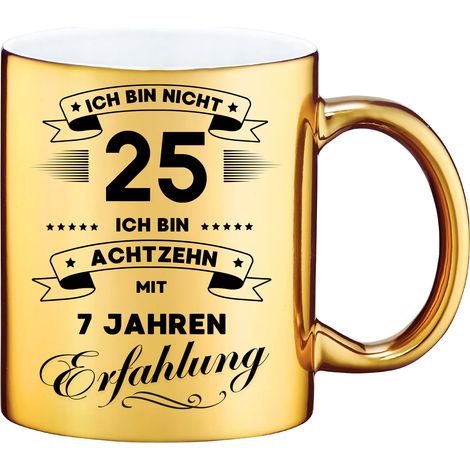 Taza divertida, regalo para un 25 cumpleaños (1/2)