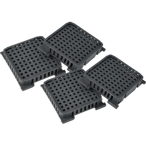 vhbw 4x filtro sostituisce Liebherr 7440021, 9096989, 9882429, 9882460, 988246000 per frigorifero - Filtro ai carboni attivi