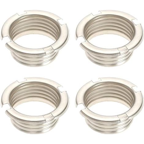 Anneaux de Douille de Lumière Anneaux Filetés en Métal Galvanisé Anneaux à Vis 20.8x2mm Adaptés aux Douilles G9/GY6.35/GU4/GU5.3 (1/5)