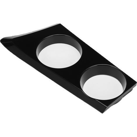 Halterung für Getränkehalter in der Mittelkonsole links (Fahrerseite) für BMW 1er E81 E82 E87 E88 120i (2004–2011), Schwarz glänzend (1/5)