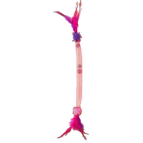 Stretchable Mesh Chat Jouet - avec Jingle Balle et Gall Fruit - pour Intérieur Chatons Solo Entertainment Jeu interactif (1/5)