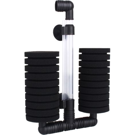 Pompe à air biochimique pour aquarium, filtre super éponge avec ventouse, modèle XY-2822 (1/2)