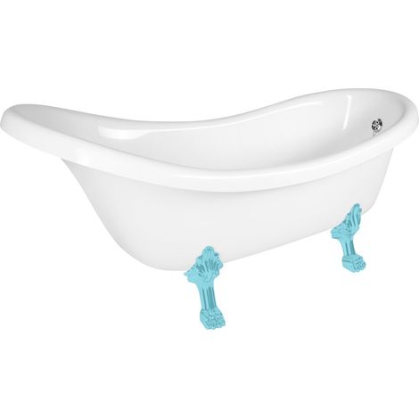 Baignoire autoportante RETRO 174,5x82x80,5cm, blanc