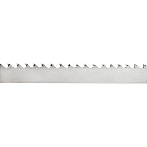 Leman – Lame pour scie à ruban carbure – Largeur 27 mm – Longueur 3520 mm – Épaisseur 0,9 mm – Pas 2/3 pour coupe précise