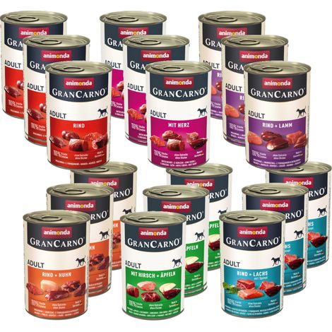 Animonda Grancarno Mezcla de sabores para adultos 15+3x400g (1/5)