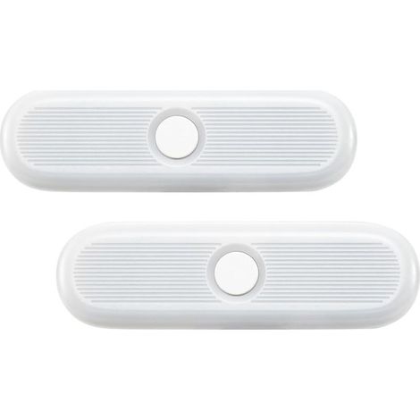 Lampe à détecteur de mouvement, veilleuse LED avec batterie rechargeable 500 mAh, magnétique et portable, économie d'énergie, lot de 2, courte (1/4)