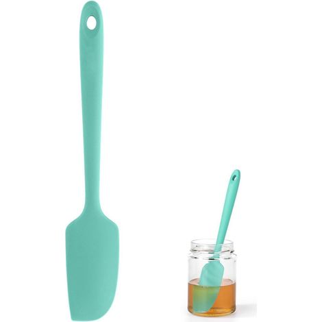 Kleiner Silikon Spatel 315°C hitzebeständig Aqua Sky 22,7 cm