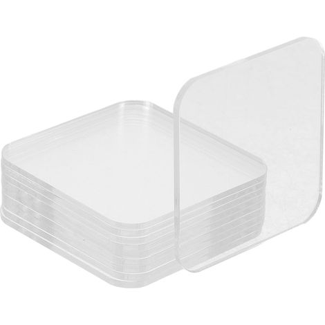 Acryl Etiketten durch Klare Oberfläche 10 Stück mit (1/5)