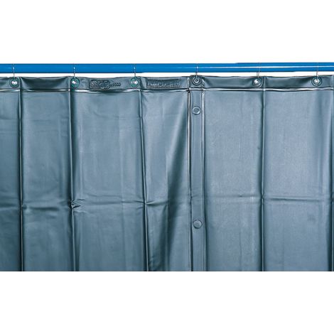 Cortina soldadura CEPRO Verde 9 EN ISO 25980 antiradiación autoextinguible                         160 x 140 cms