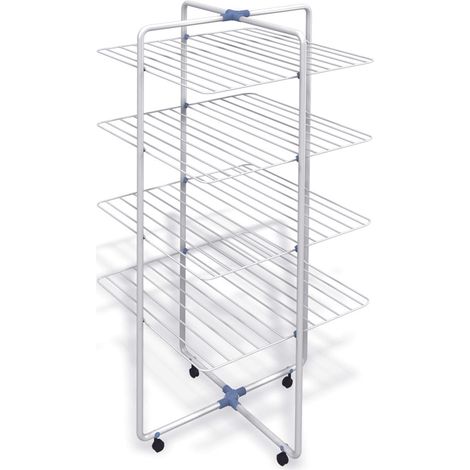 Gimi STENDIBIANCHERIA A TORRE VIP 3 PIANI cm. 70,5x70,5x131 h Stenditura mt. 30