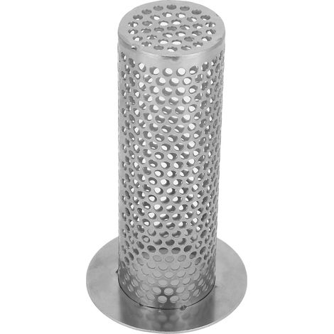 Edelstahl-Waschbecken-Sieb, Bodenablauf-Filter, Schutz für Küche und Bad, Innendurchmesser 3,3 cm, Höhe 10 cm, Außendurchmesser 5,5 cm (1/5)