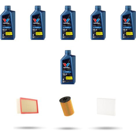 Kit tagliando 3 FILTRI e 6L OLIO compatibile con Skoda Octavia III 2.0 RS 169kw Dal 2015 (1/5)