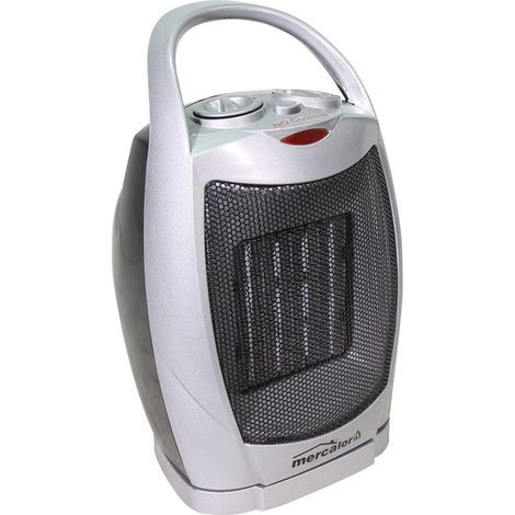 Termoventilador Cerámico MERCALOR Sobremesa Oscilante 750-1500 W (MT01504)  Oferta exclusiva