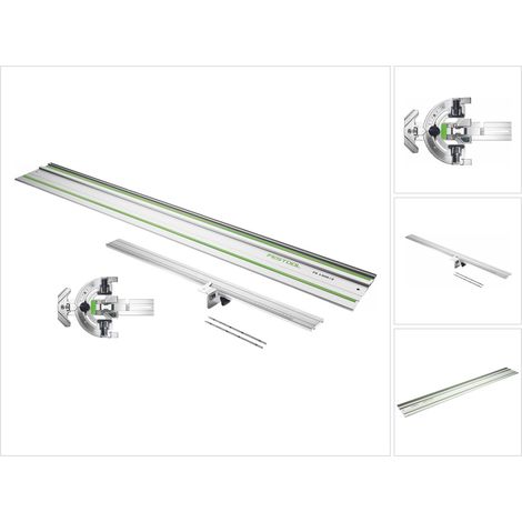 Tope-guía angular Festool FS-WA para carril guía FS/2 corte 60º + carril guía FS 1080/2 1080 mm + prolongación FS-WA-VL (1/5)