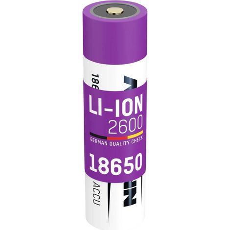 Ansmann 18650 9,36 Wh Batteria ricaricabile speciale 18650 Li-Ion 3.7 V 2600 mAh 1 pz.
