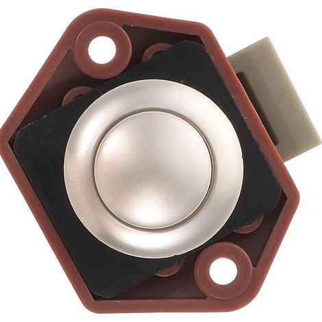 Serrure à bouton-poussoir Ciieeo pour armoires et tiroirs de (1/5)