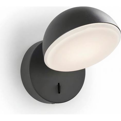 wandleuchte talk led 6.5w 2700k anthrazit (1/4)