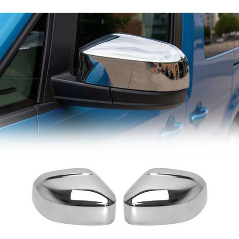 Coques de Rétroviseurs pour VW Caddy IV 2015-2020 en ABS Argent (1/5)