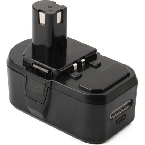 18V 5Ah Batterie pour Ryobi One + RB18L50 RB18L40 RB18L25 BPL-1815 BPL-1820G BPL18151 BPL1820 P102 P103 P104 P106 P107 P107 P108, Batterie au Lithium ION (1/5)