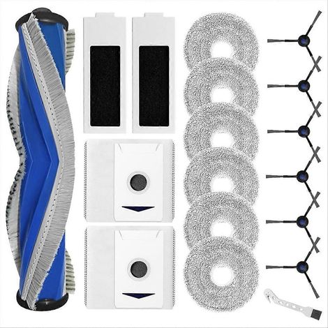 Für ECOVACS DEEBOT T30 PRO OMNI, T30 OMNI Saugroboter: Hauptseitenbürste, HEPA-Filter, Waschbürste und Antiverstopfungsfilter. (1/5)