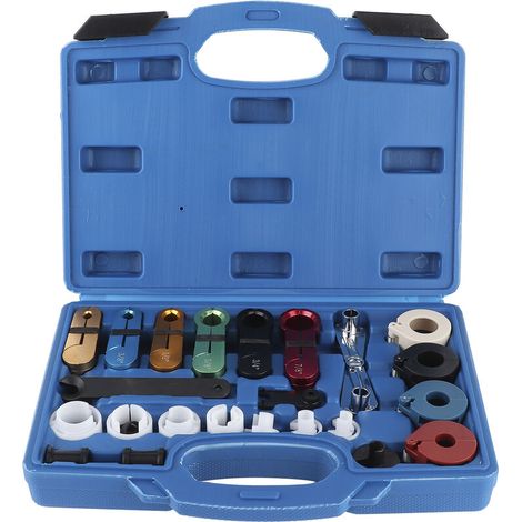 Kit da 22 pezzi per scollegare i tubi del carburante e rimuovere il radiatore dell'olio della trasmissione e del climatizzatore (1/5)