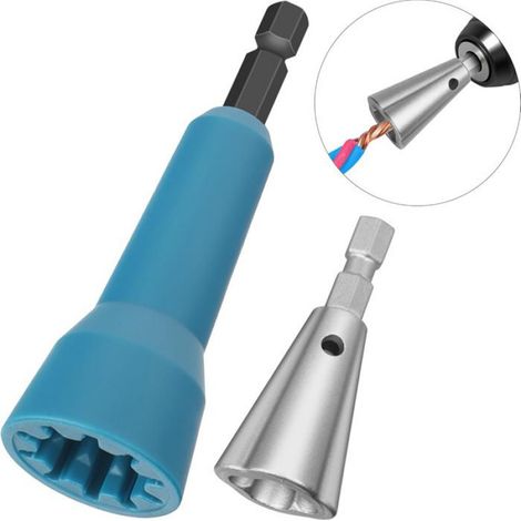 Torsionneur de cables, assembleur de cables, enrouleur de cables, kit d'outils de connexion rapide comprenant 10 capucho (1/5)