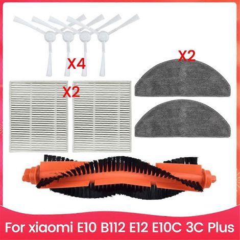 Brosse principale, brosse latérale, filtre pour balai à franges E10 B112 E12 E10C (1/5)