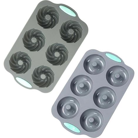 Moule à gâteau de Noël en silicone résistant à la chaleur, idéal pour les biscuits, les toasts et les glaçons. Démoulage facile et antiadhésif. Jikaix (1/5)