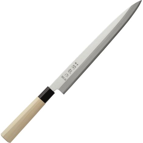 Couteau japonais à SASHIMI avec manche en bois 270/405 mm