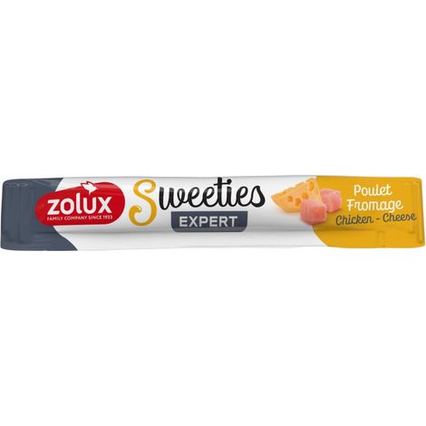un Stick crème poulet fromage SWEETIES 14 g pour chien - zolux (1/2)