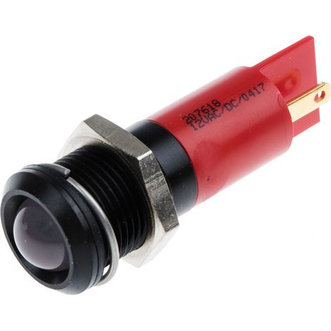 Voyant LED lumineux Rouge RS PRO, dia. 14mm, 12V, IP67 ( Prix pour 1 )