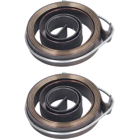 2 ressorts de rappel d'avance de broche pour perceuse à colonne, largeur 8 mm, diamètre extérieur 35 mm, pour tours et perceuses d'établi