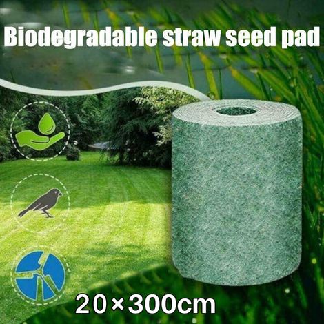 Tapis de graines d'herbe, coussin biodégradable, pour cultiver des pelouses, jardin, pique-nique, plantation de plantes, tapis de Germination, plateaux